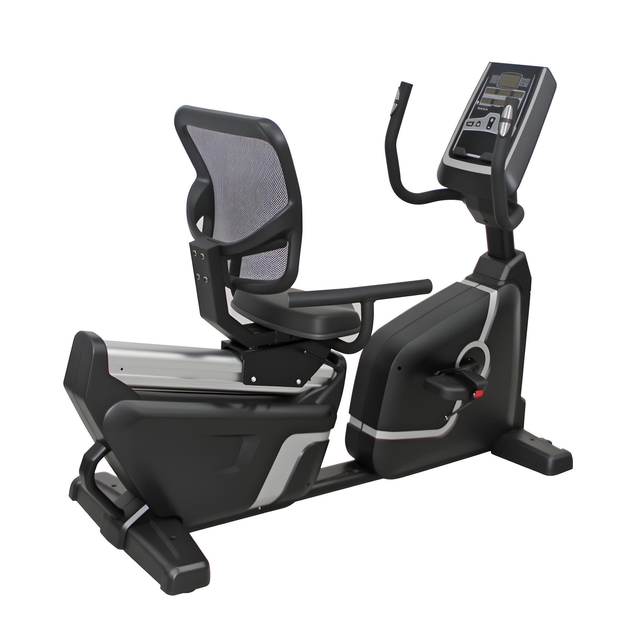 Kommersiell liggande motionscykel